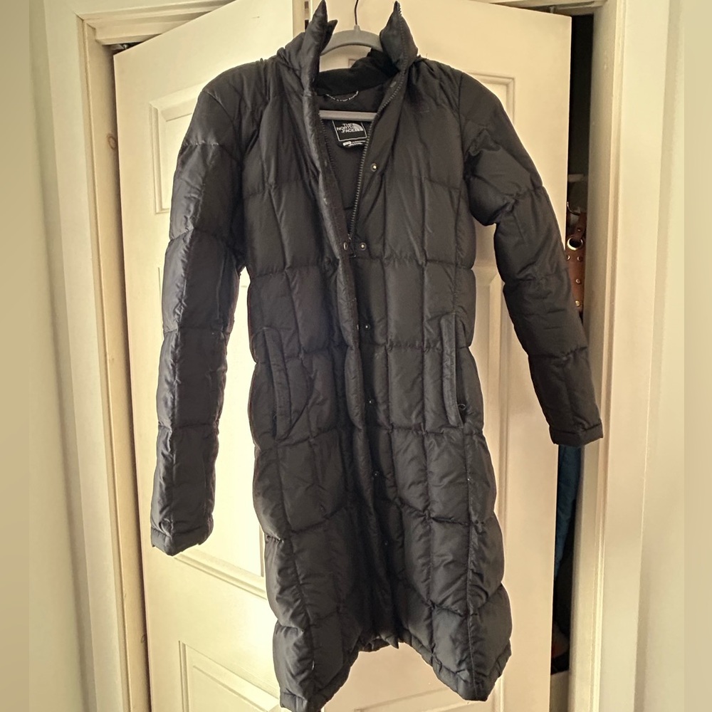 Women's Black Quilted Coat